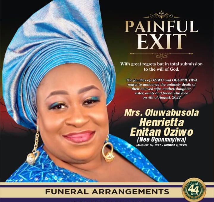 Mrs Oluwabusola Henrietta Enitan Oziwo